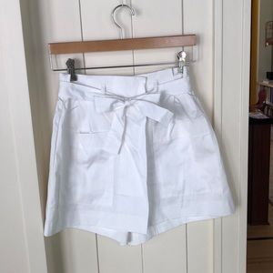 White Skort